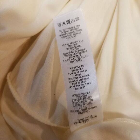 Asos Cream Lace V Back Midi Dress 2 - Picture 8 of 9